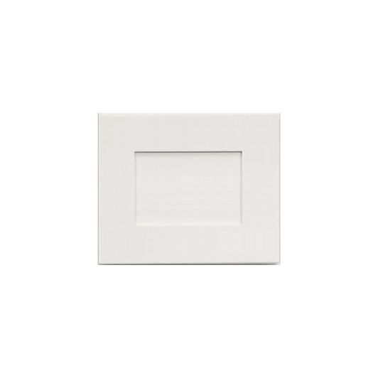 Westport 13 in. W x 13 in. H x 0.25 in. D Door Sample in Painted White | Kunal Kitchens