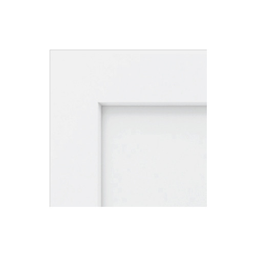Westport 6.5 in. W x 6.5 in. H x 0.25 in. D Quarter Cut Door Sample in Painted White | Kunal Kitchens