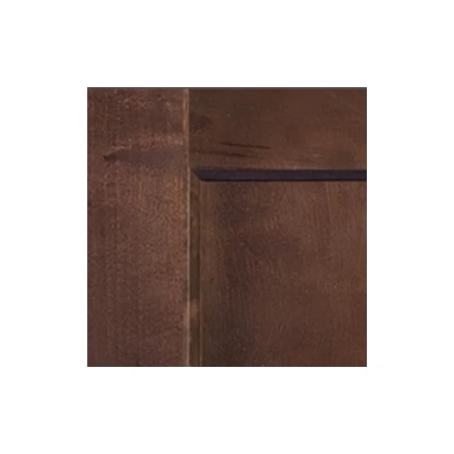 Yorktown 6.5 in. W x 6.5 in. H x 0.25 in. D Quarter Cut Door Sample in Walnut | Kunal Kitchens