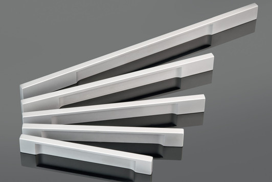BP1310132030 - White Modern Aluminum Pull - 1310 | Kunal Kitchens