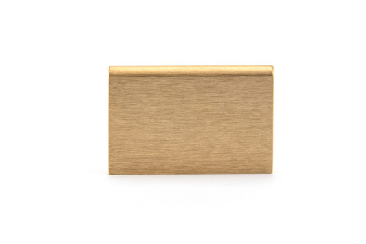 BP969650166 - Satin Gold Modern Aluminum Edge Pull - 9696 | Kunal Kitchens