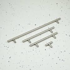 87001 - 5 3/4" T-Bar Pull- Brushed Satin Nickel