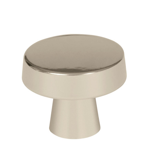 BP55270PN - Blackrock Collection 1 1/16-inch (27 mm) Polished Nickel Finish Knob | Kunal Kitchens
