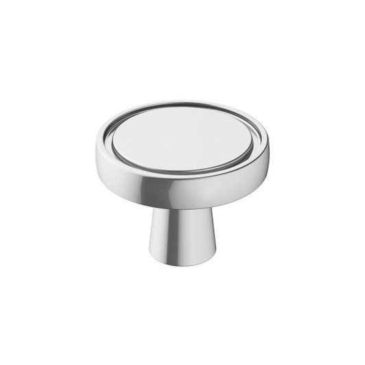 BP3685726 - Destine Collection 1-inch (25 mm) Polished Chrome Finish Knob | Kunal Kitchens