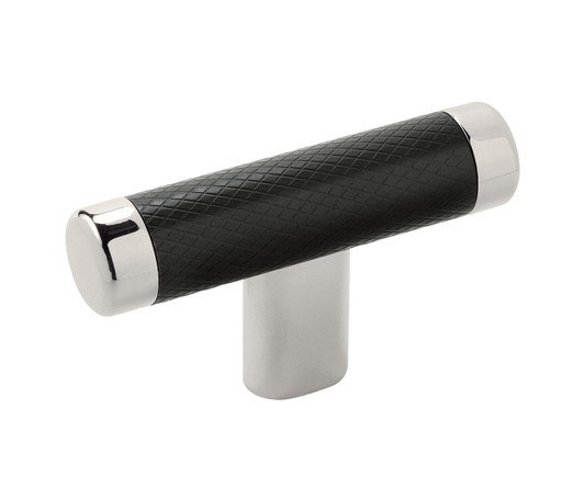 BP36556PNBBR - Esquire Collection 1 1/2-inch (38 mm) Polished Nickel/Black Bronze Finish Knob | Kunal Kitchens