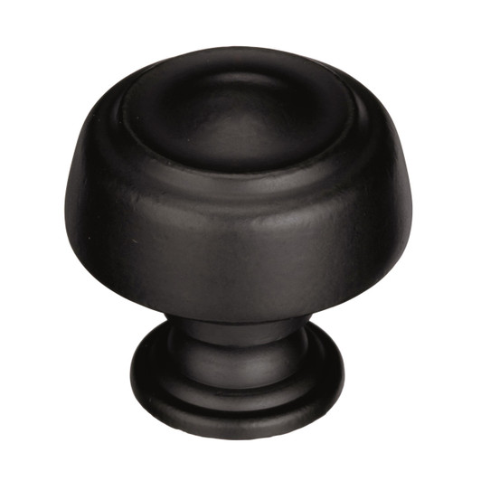 BP538072BBR - Kane Collection 1 1/2-inch (38 mm) Black Bronze Finish Knob | Kunal Kitchens