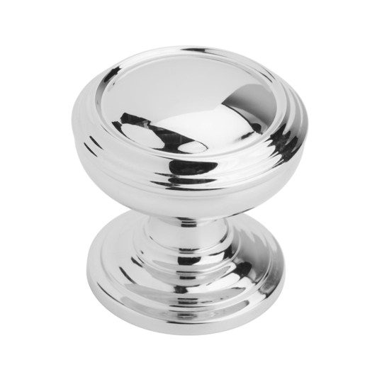 BP5534226 - Revitalize Collection 1 3/16-inch (30 mm) Polished Chrome Finish Knob | Kunal Kitchens