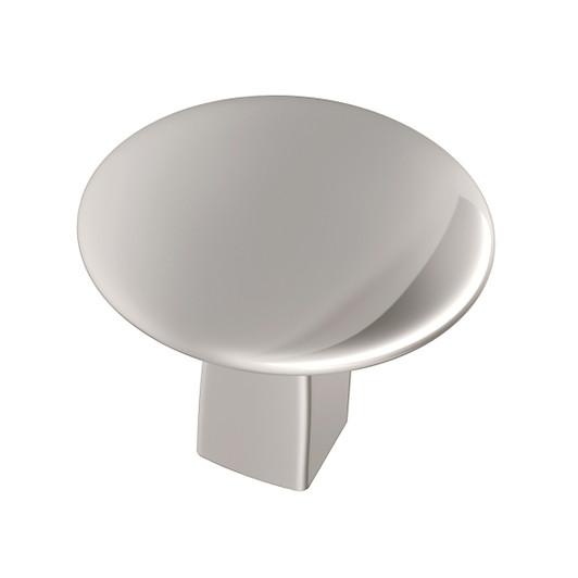 BP55362PN - Riva Collection 1 1/16-inch (27 mm) Polished Nickel Finish Knob | Kunal Kitchens