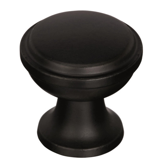 BP53718BBR - Westerly Collection 1 3/16-inch (30 mm) Black Bronze Finish Knob | Kunal Kitchens