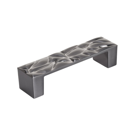 BP100396BCR - Calathea Collection 1 1/16-inch (27 mm) Black Chrome Finish Pull | Kunal Kitchens