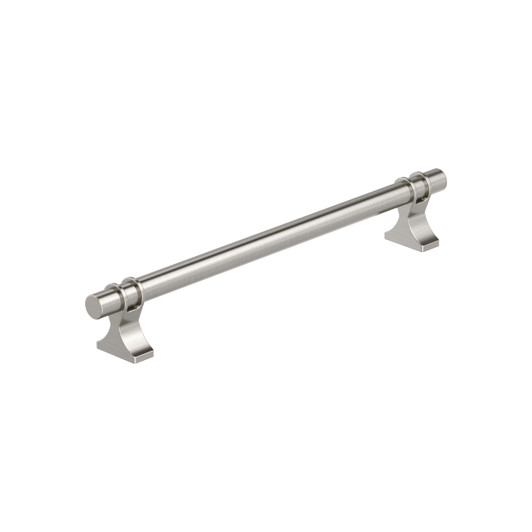 BP36618G10 - Davenport Collection 1 3/8-inch (35 mm) Satin Nickel Finish Pull | Kunal Kitchens
