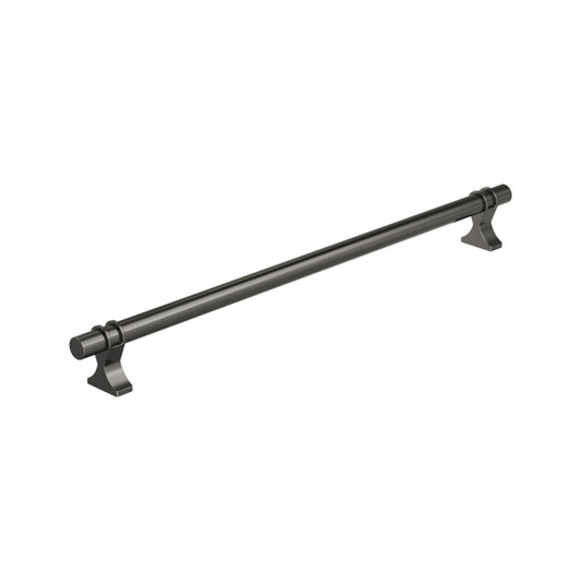 BP36699GM - Davenport Collection 2 1/8-inch (54 mm) Gunmetal Finish Appliance Pull | Kunal Kitchens