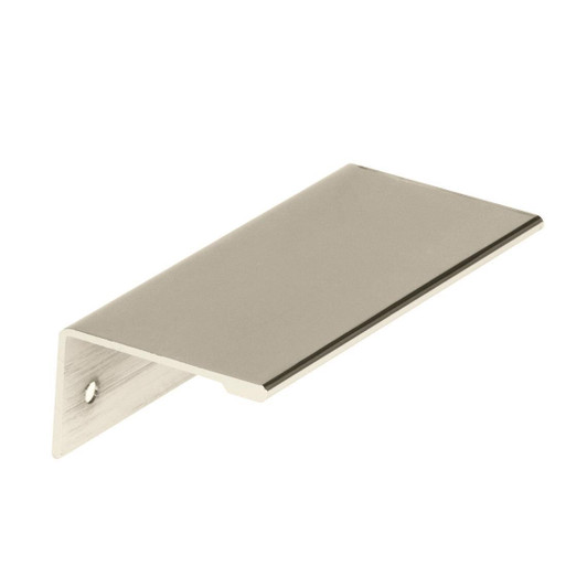 BP36573PN - Edge Pulls Collection 1 5/8-inch (41 mm) Polished Nickel Finish Edge Pull | Kunal Kitchens