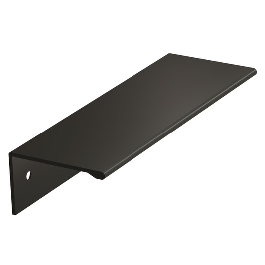 BP36574FB - Edge Pulls Collection 1 5/8-inch (41 mm) Matte Black Finish Edge Pull | Kunal Kitchens