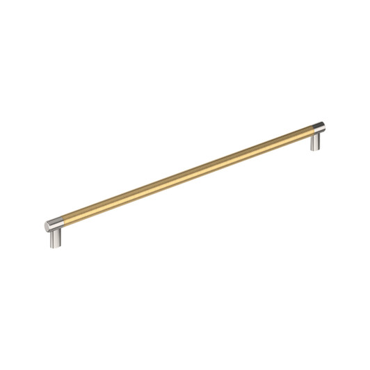 BP54042PNCZ - Esquire Collection 1 7/8-inch (48 mm) Polished Nickel/Champagne Bronze Finish Appliance Pull | Kunal Kitchens