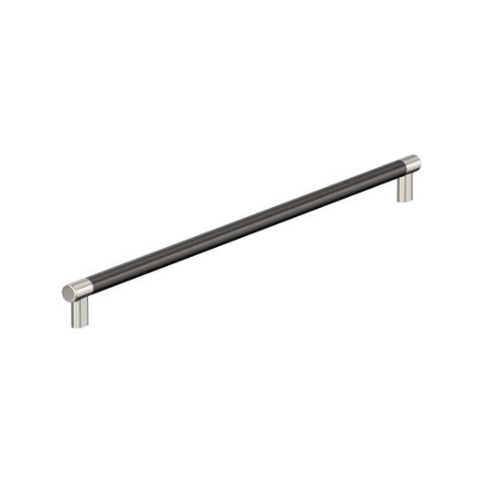 BP54042PNGM - Esquire Collection 1 7/8-inch (48 mm) Polished Nickel/Gunmetal Finish Appliance Pull | Kunal Kitchens