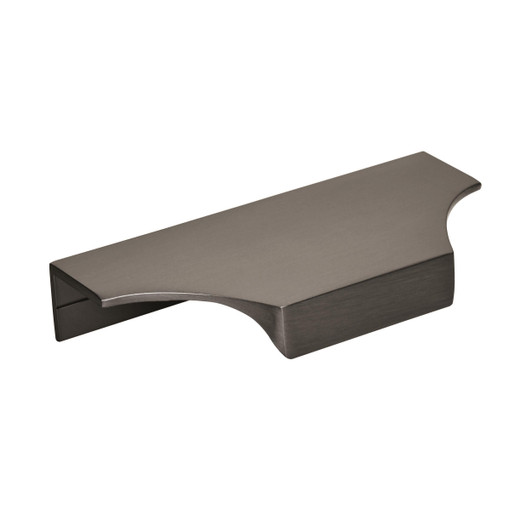 BP36750BCR - Extent Collection 1 5/8-inch (41 mm) Black Chrome Finish Edge Pull | Kunal Kitchens