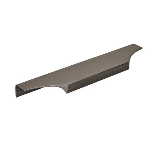 BP36753BCR - Extent Collection 1 5/8-inch (41 mm) Black Chrome Finish Edge Pull | Kunal Kitchens