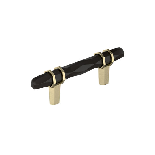 BP36639BBRBBZ - London Collection 1 7/16-inch (37 mm) Black Bronze/Golden Champagne Finish Pull | Kunal Kitchens