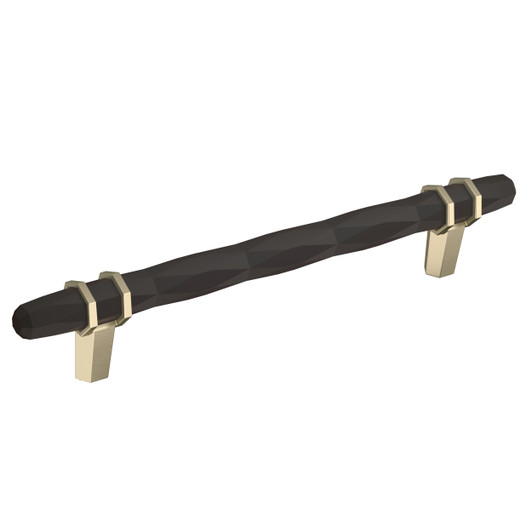 BP36650BBRBBZ - London Collection 1 9/16-inch (40 mm) Black Bronze/Golden Champagne Finish Pull | Kunal Kitchens