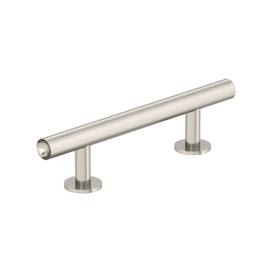 BP37390G10 - Radius Collection 1 1/4-inch (32 mm) Satin Nickel Finish Pull | Kunal Kitchens