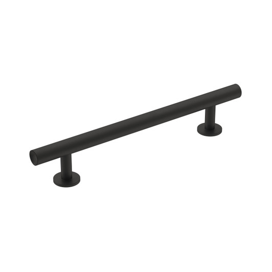 BP36866FB - Radius Collection 1 1/4-inch (32 mm) Matte Black Finish Pull | Kunal Kitchens