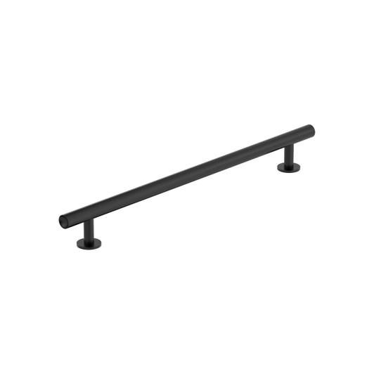BP36870FB - Radius Collection 1 1/4-inch (32 mm) Matte Black Finish Pull | Kunal Kitchens