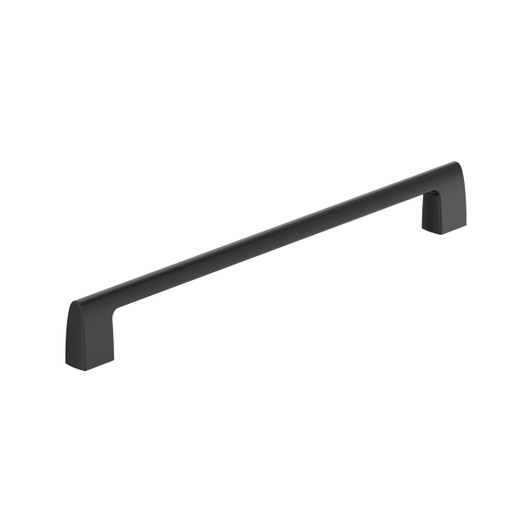 BP55370MB - Riva Collection 1 5/8-inch (41 mm) Matte Black Finish Appliance Pull | Kunal Kitchens