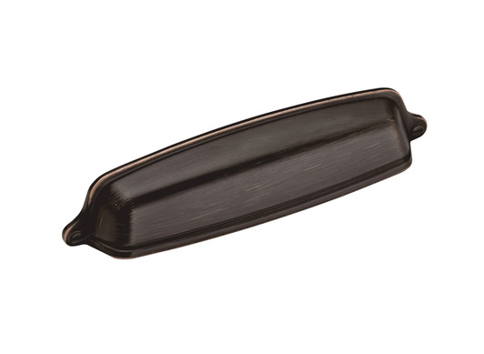 BP22439ORB - Stature Collection 15/16-inch (24 mm) Oil Rubbed Bronze Finish Cup Pull | Kunal Kitchens