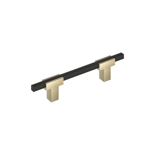 BP77896BBZMB - Urbanite Collection 1 3/16-inch (30 mm) Golden Champagne/Matte Black Finish Pull | Kunal Kitchens