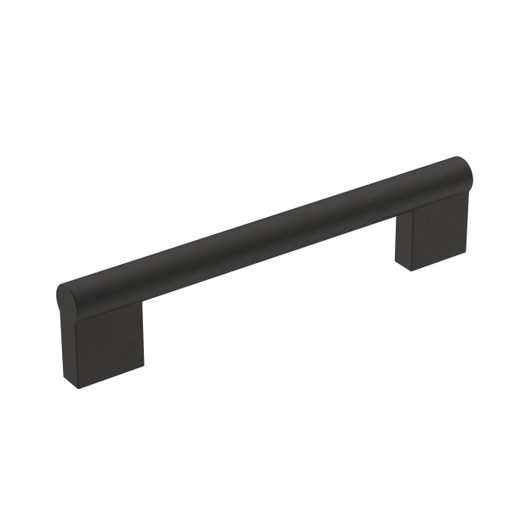 BP36913FB - Versa Collection 1 5/16-inch (33 mm) Matte Black Finish Pull | Kunal Kitchens