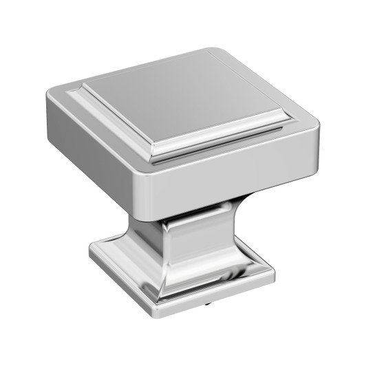 BP3702126 - Eleva Collection 1 3/16-inch (30 mm) Polished Chrome Finish Knob | Kunal Kitchens