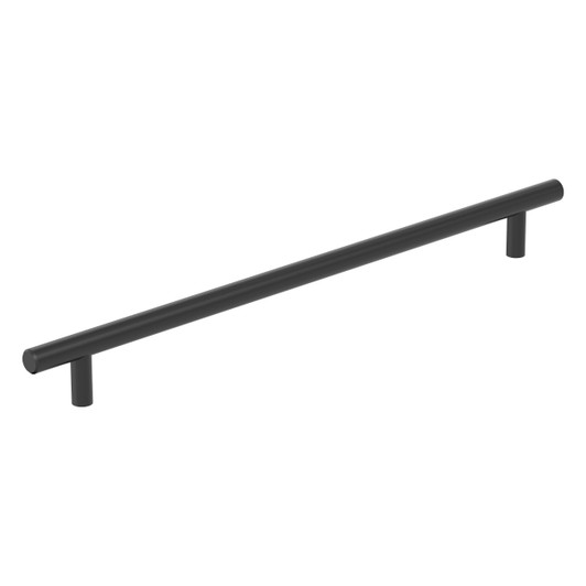 BP37247MB - Bar Pulls Hollow Collection 1 3/8-inch (35 mm) Matte Black Finish Pull | Kunal Kitchens