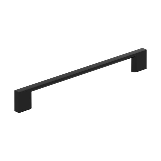 BP37134MB - Cityscape Collection 1 1/16-inch (27 mm) Matte Black Finish Pull | Kunal Kitchens