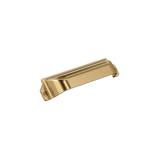 BP37180CZ - Haven Collection 1-inch (25 mm) Champagne Bronze Finish Cup Pull | Kunal Kitchens