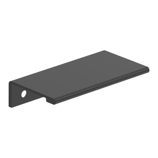 BP37191MB - Streamline II Collection 1 5/8-inch (41 mm) Matte Black Finish Edge Pull | Kunal Kitchens