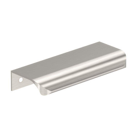 BP37202G10 - Streamline Tab Collection 1 5/8-inch (41 mm) Satin Nickel Finish Edge Pull | Kunal Kitchens