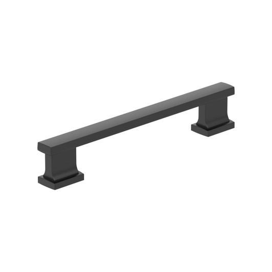 BP37092MB - Triomphe Collection 1 1/16-inch (27 mm) Matte Black Finish Pull | Kunal Kitchens