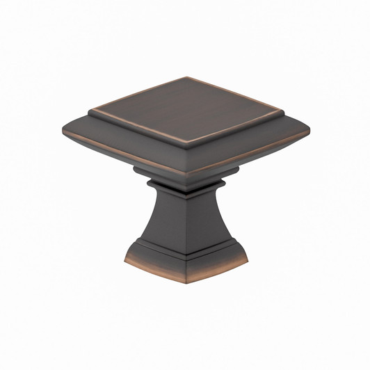 501232BORB - Brushed Oil-Rubbed Bronze Transitional Metal Knob - 502 | Kunal Kitchens