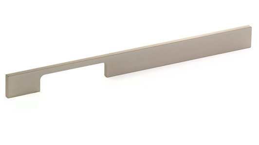 BP720256195 - Brushed Nickel Modern Aluminum Pull - 720 | Kunal Kitchens