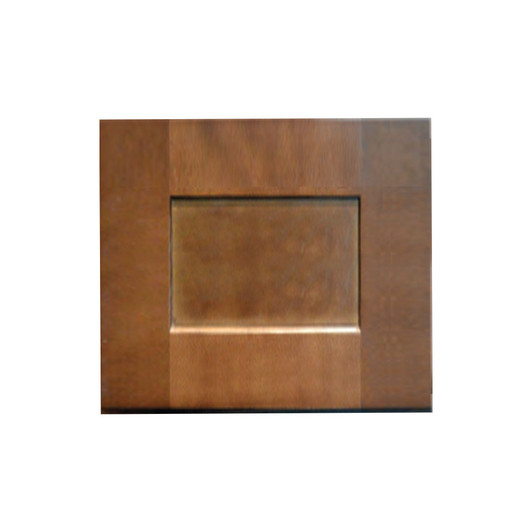 AMHERST Shaker 13 in. W x 13 in. H x 0.25 in. D in Walnut Door Sample | Kunal Kitchens