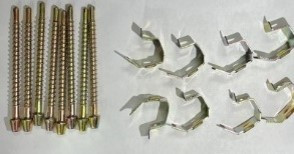 KCLP-01 - Top Mount Sink Clip Pack Of 8 | Kunal Kitchens 