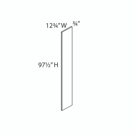  Saratoga TEP1396 (12-7/8" W X 96" H X 3/4" T) | Kunal Kitchens 