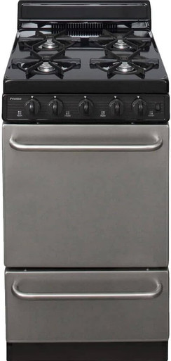 SAK600BP - Premier 20" Battery Ignition Gas Range, Stainless Steel | Kunal Kitchens