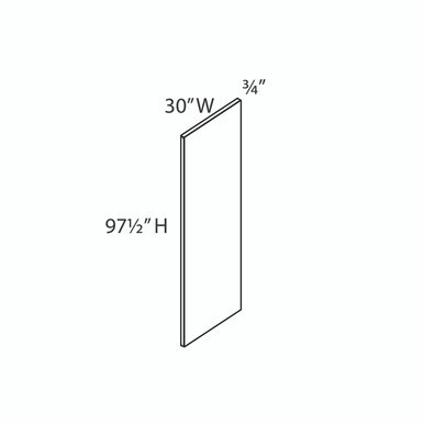 UREP96 (30" W X 96" H X 3/4" T) | Kunal Kitchens