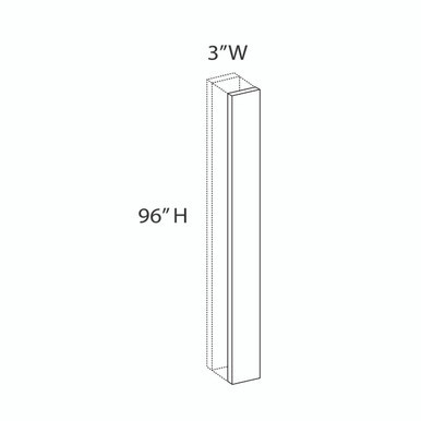TF3X96 (3" W X 96" H X 3/4" T) | Kunal Kitchens