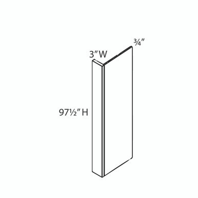 3" Front Filler and Tall Side Panel | Kunal Kitchens 3" Front Filler and Tall Side Panel | Kunal Kitchens