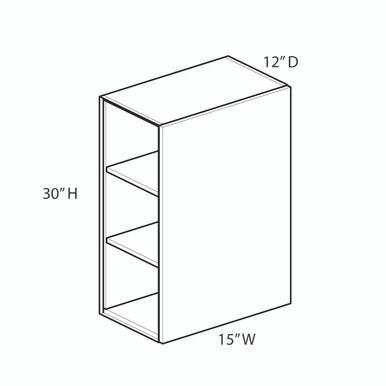 Wall Cabinet {15" x 30" H} - (1) Door | Kunal Kitchens Wall Cabinet {15" x 30" H} - (1) Door | Kunal Kitchens