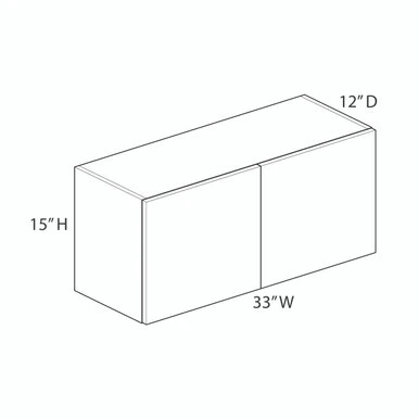 Madison W3315B Wall Cabinet | Kunal Kitchens