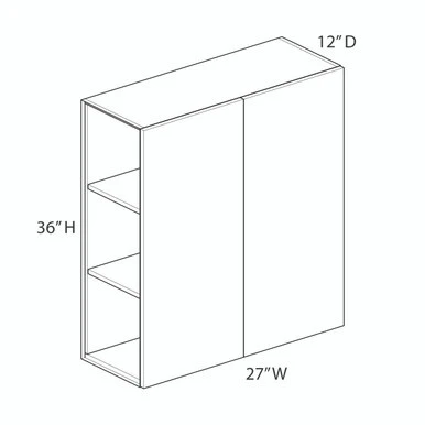 Madison W2736B Wall Cabinet | Kunal Kitchens
